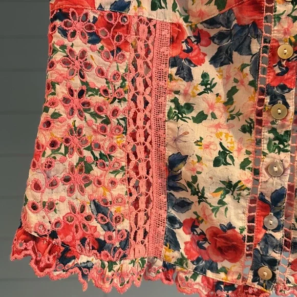 LoveShackFancy Bryant Top Rush of Red